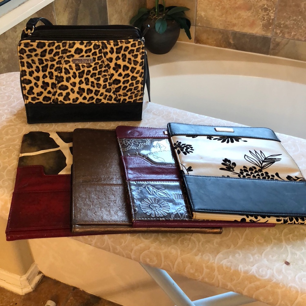 Miche petite a et - black purse with 5 cover